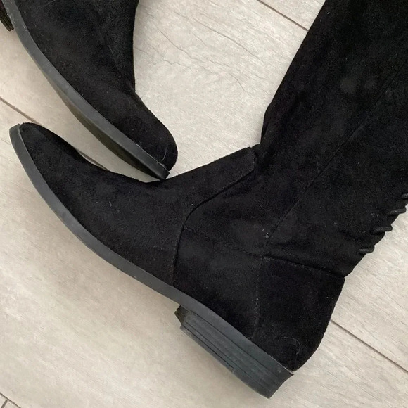 L4L Over The Knee Boots Faux Suede, Size 8.5 - Picture 2 of 5